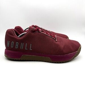 Nobull Trainer Low Top Cabernet Red Gum Shoes Mens Size 12.5
